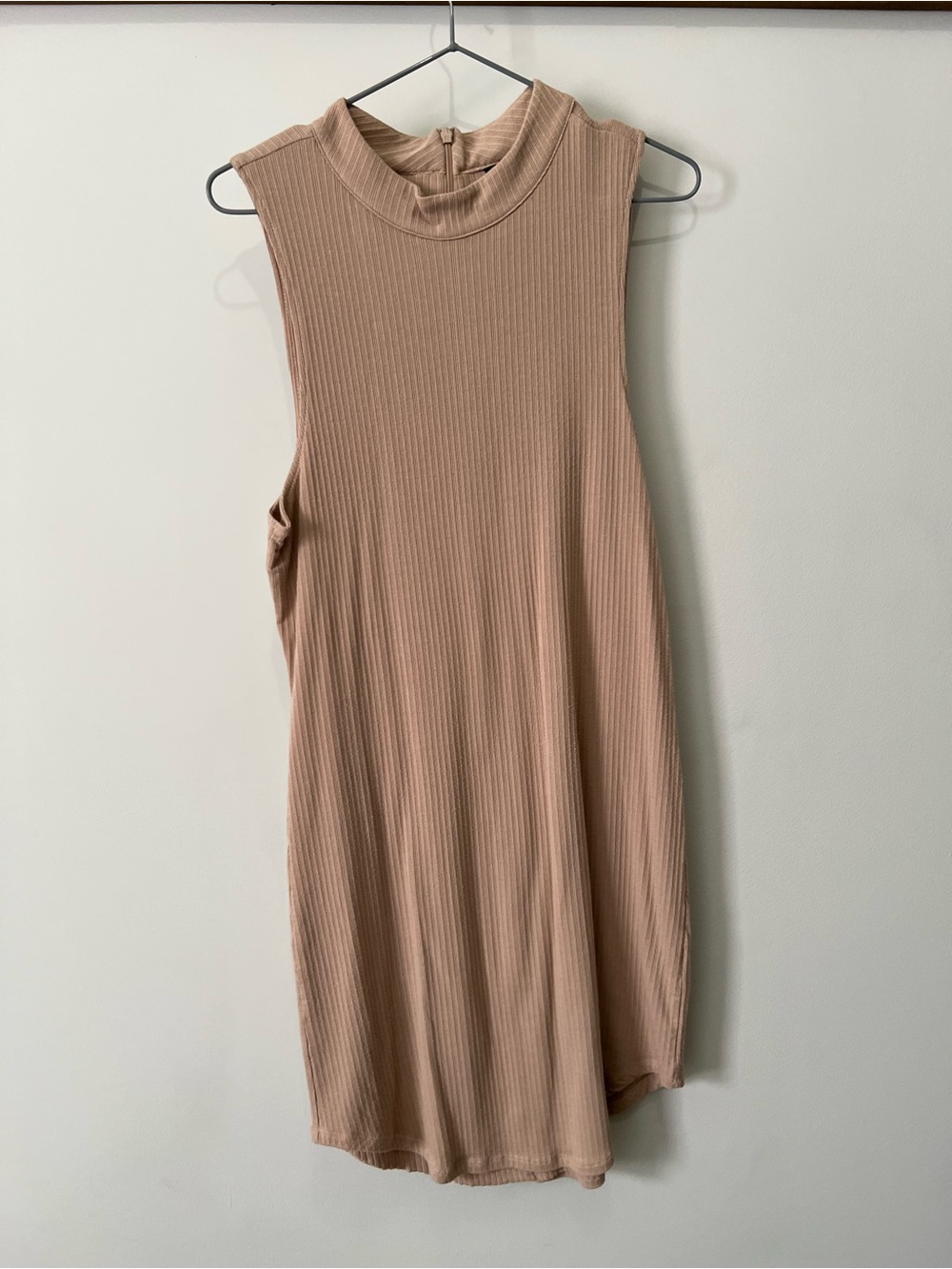 Gentle Gawn Ribbed High Neck Fitted Dress